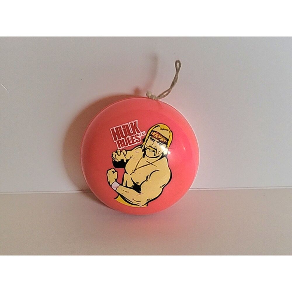 Vintage Hulk Hogan Yo-Yo Hulk Rules Collectible Toy Novelty Gift Wrestling  WWE